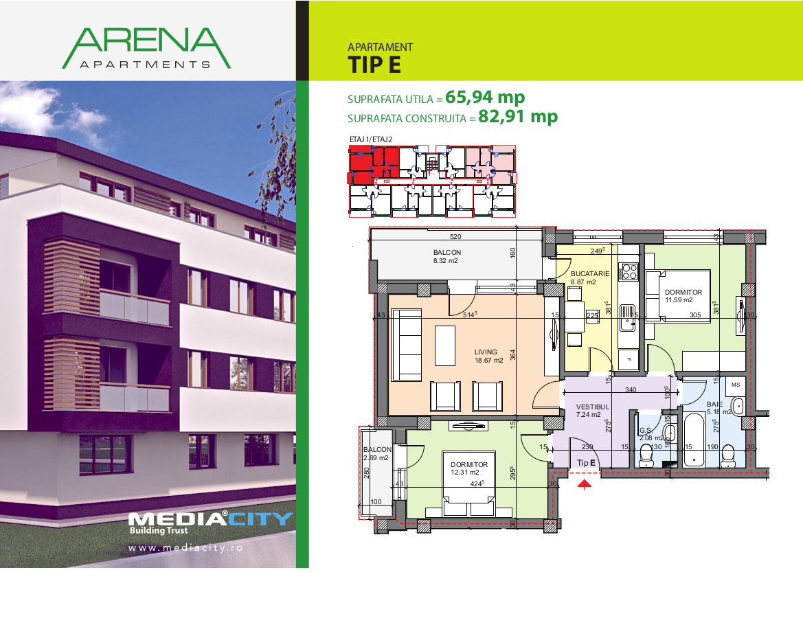 Apartament Tip E