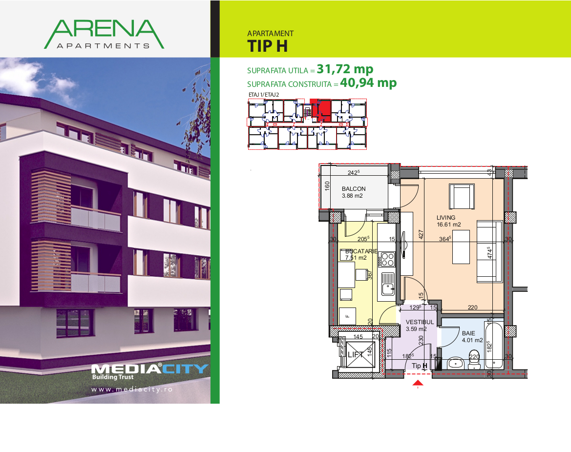 Apartament Tip H