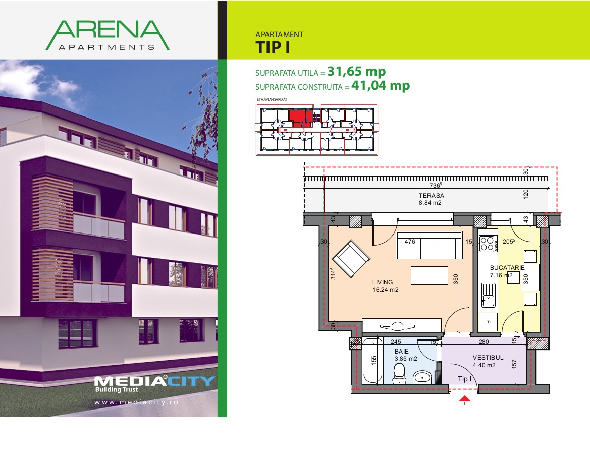 Apartament Tip I
