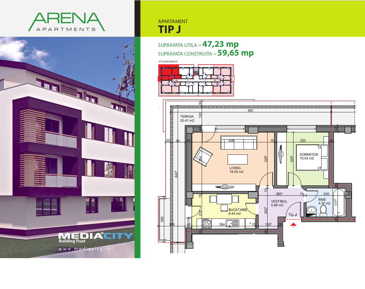 Apartament Tip J