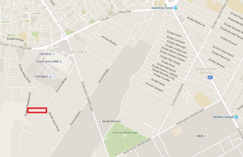 harta localizare Arena